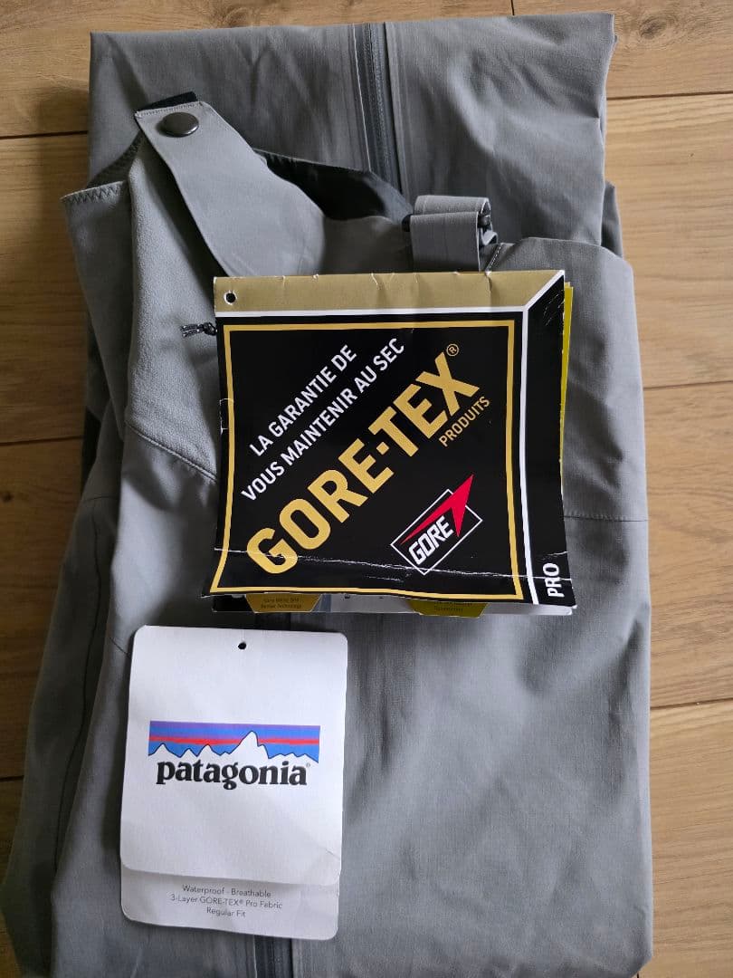 値下げ交渉OK パタゴニア　スーパーアルパインビブ　ゴアテックス