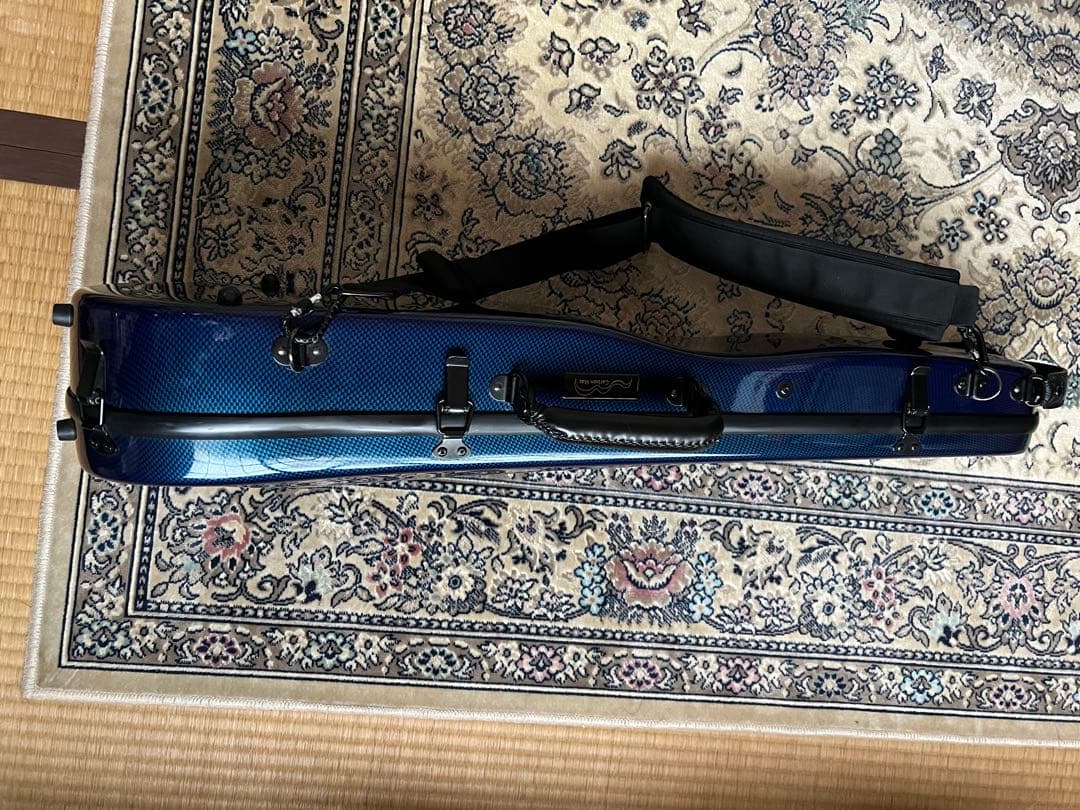 ブルー バイオリンケース ハードケース　カーボンマック　良好