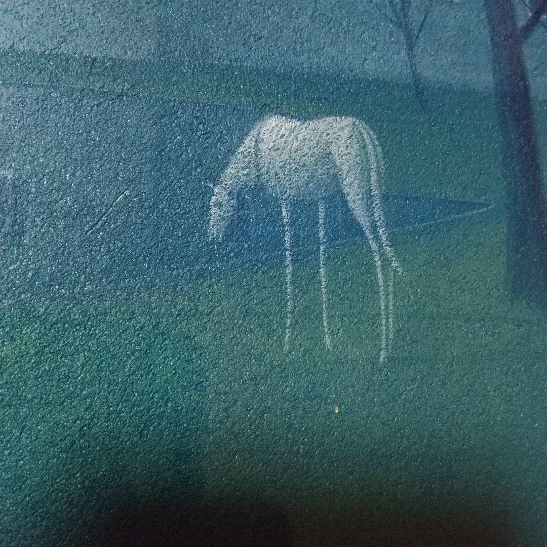 絵画 松浦敬文 水辺の城 F6号 油彩画 油絵 風景画 開運 風水画