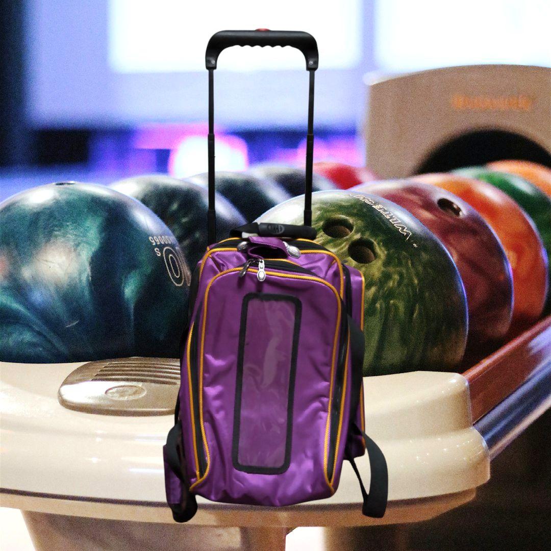 ABSボウリングバッグ◆DYNOTHANE ボウリング用バッグ 紫色