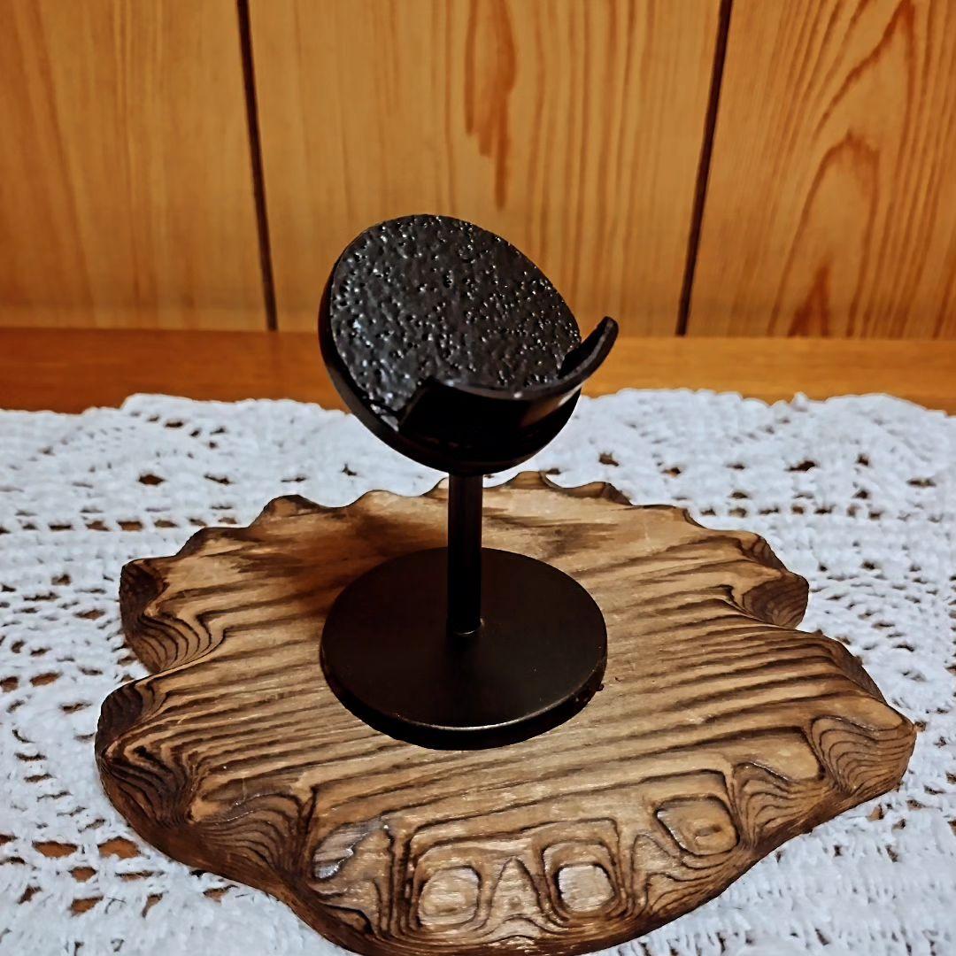 懐中時計スタンド　匿名配送　誕生日プレゼントに　オールブラック懐中時計スタンド