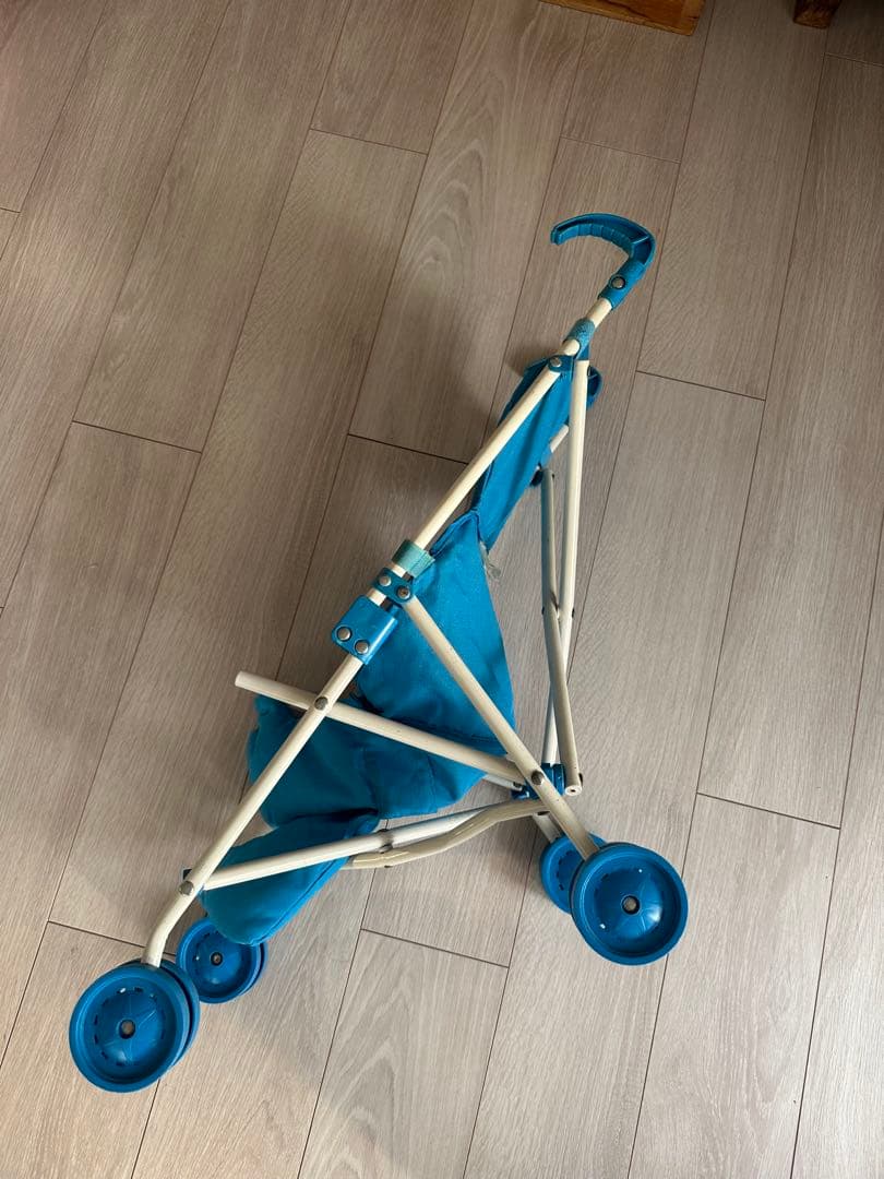 アメリカ購入ヴィンテージ 人形ストローラー　クッキーモンスター　セサミストリート