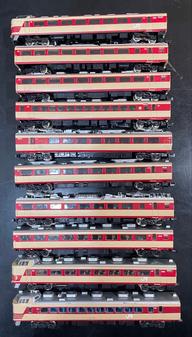 TOMIX 485系ひたち 9両セット＋１両 旧製品ジャンク 動作確認済み