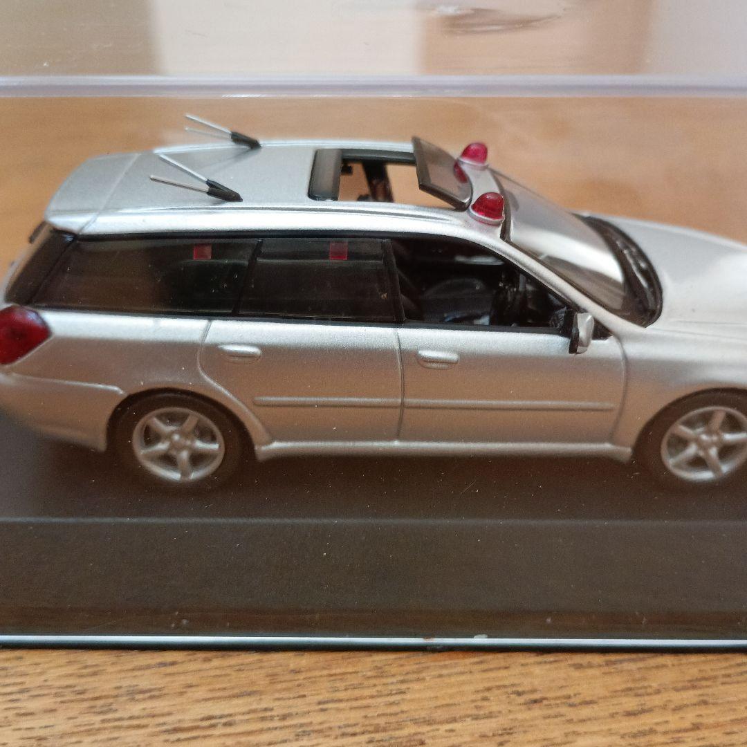 レイズ 1/43 警視庁交通部交通機動隊車両 スバル レガシィワゴン 3.0R