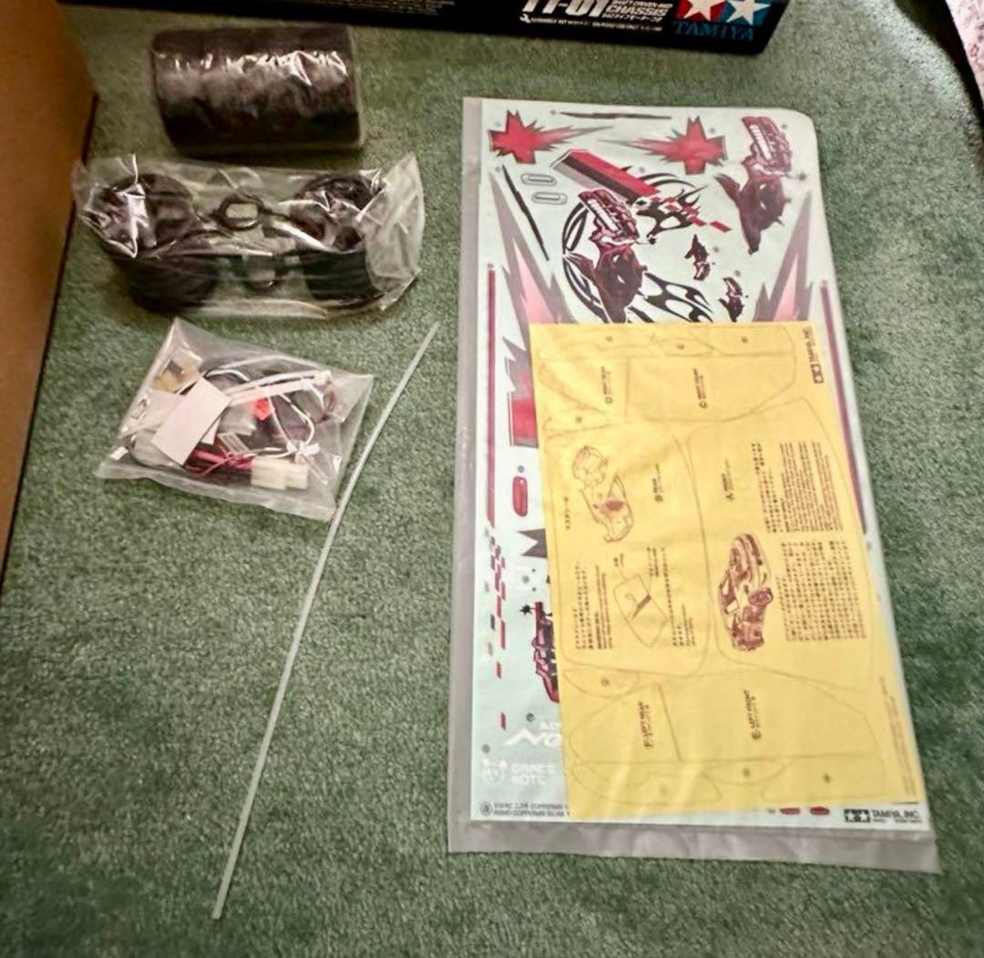 値下げ中●タミヤ★ニスモCOPPERMIXシルビア TT-01 LEDライト付