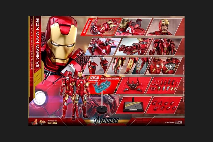 ホットトイズ　トイサピ限定　アベンジャーズ アイアンマン　マーク7