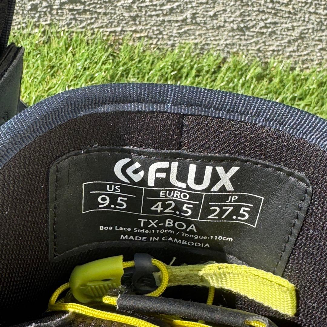 美品 FLUX TX-BOA ダブルBOA 27.5cm スノボブーツ