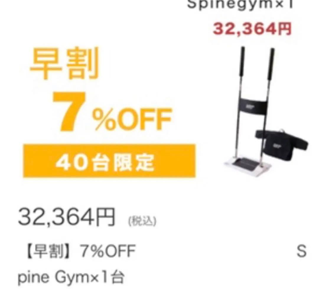 ⭐︎送料混み⭐︎spine gym スパインジム 体幹トレーニング makuake