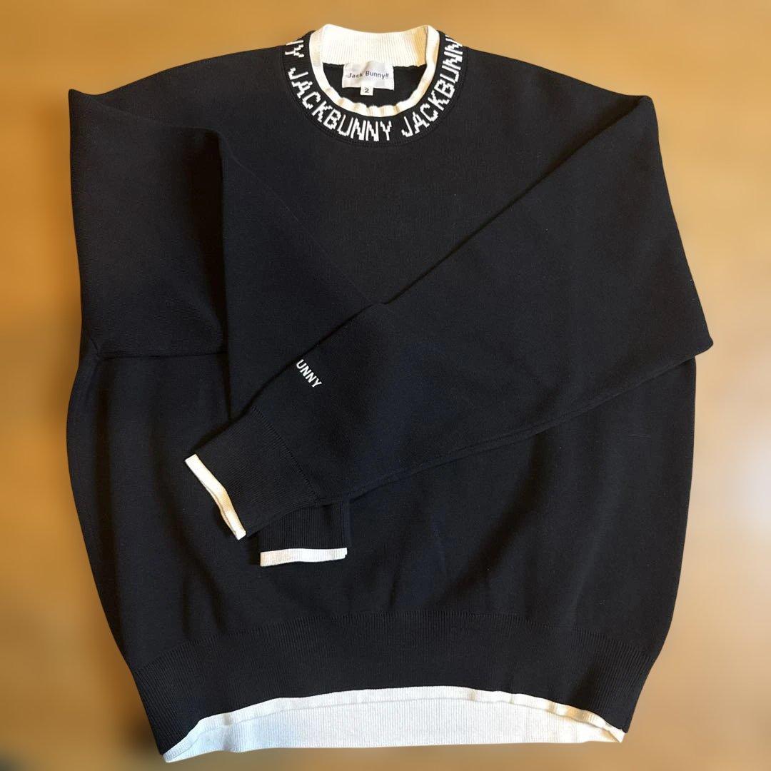 未使用レディースゴルフウェア Jack Bunny!! セーター サイズ2 黒
