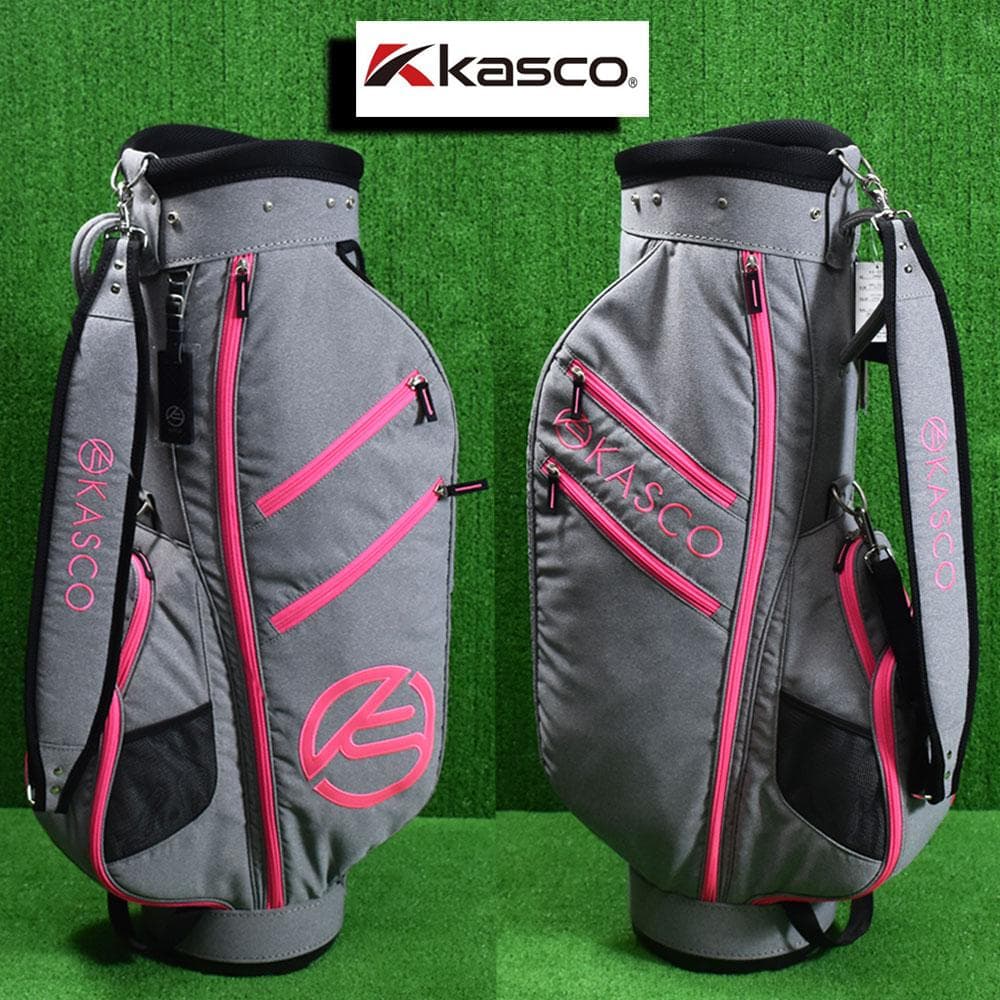 Kasco/キャスコ ゴルフ キャディバッグ９型【ライトグレー】新品！