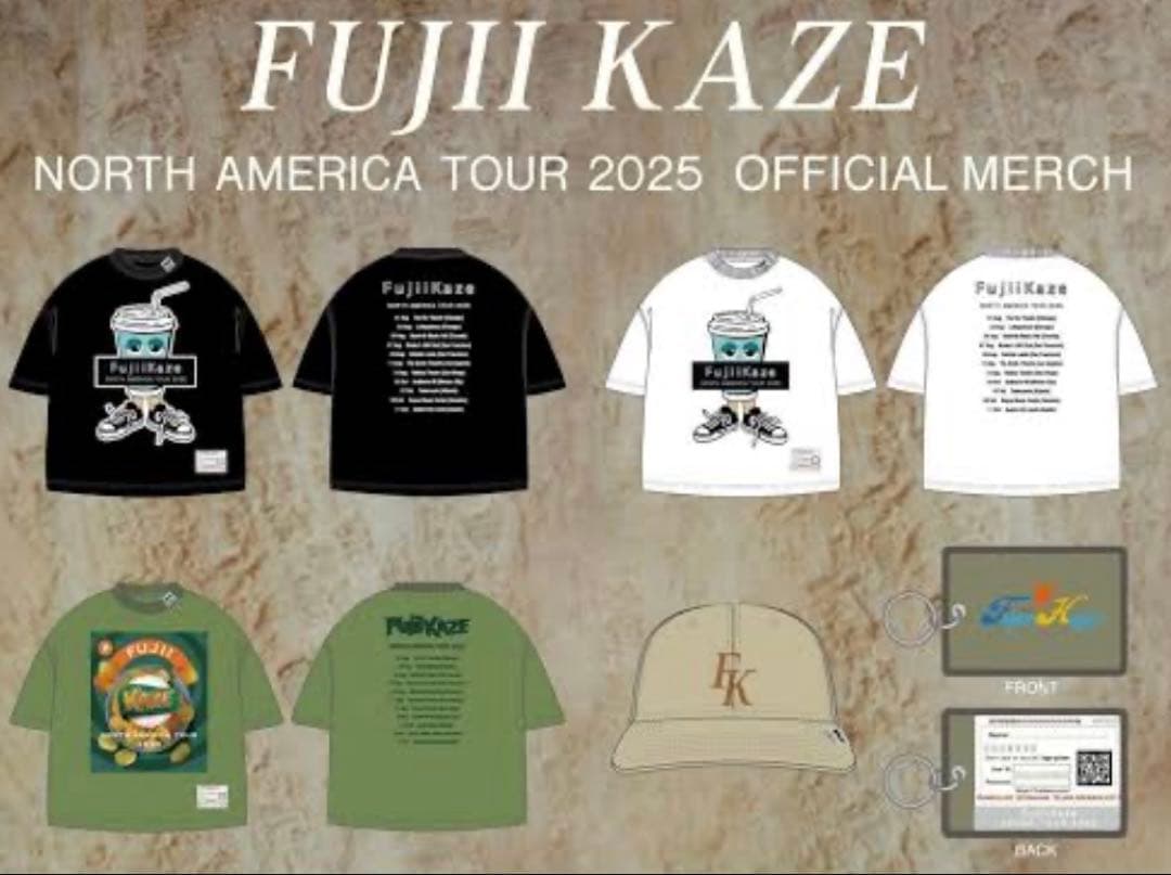 藤井風　新品NORTH AMERICA TOUR 2025ドリンク　M