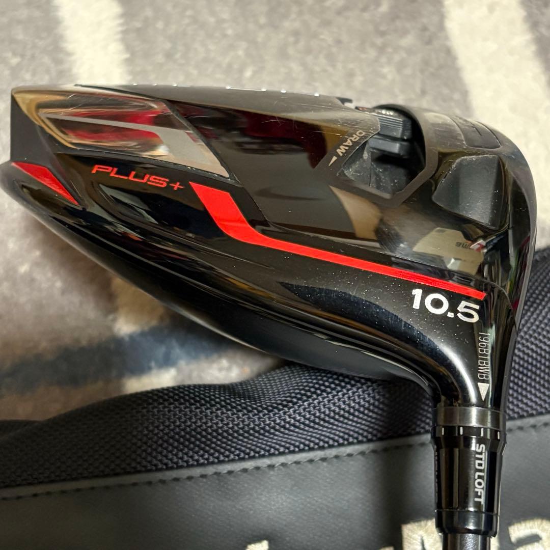 テーラーメイドステルスプラス10.5度 ドライバーSカバー付STEALTH+