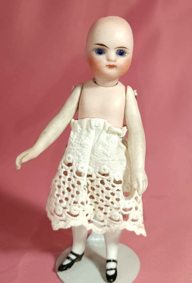 アンティークビスクドール　フレンチミニョネット