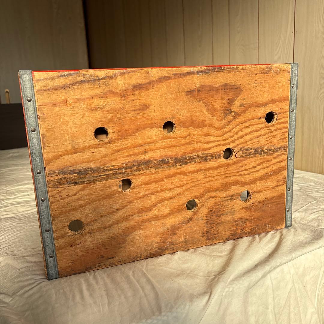 Coca-Cola レトロ木製収納ボックス　コカ・コーラ　木箱　アンティーク