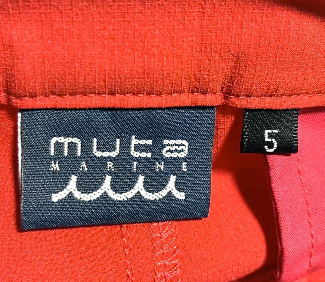 【フォロー割】ムータマリン メンズ ハーフパンツ ゴルフパンツ サイズ5 レッド