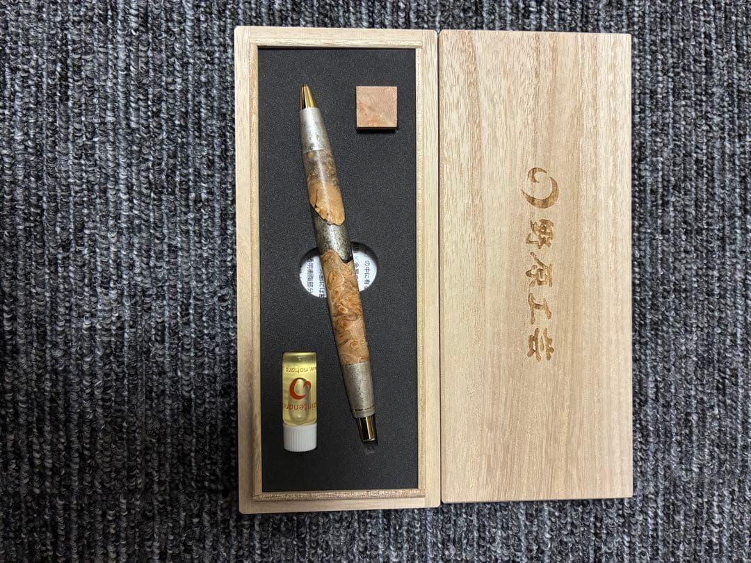 野原工芸　侘寂　侘寂カエデ瘤斑紋純銀色