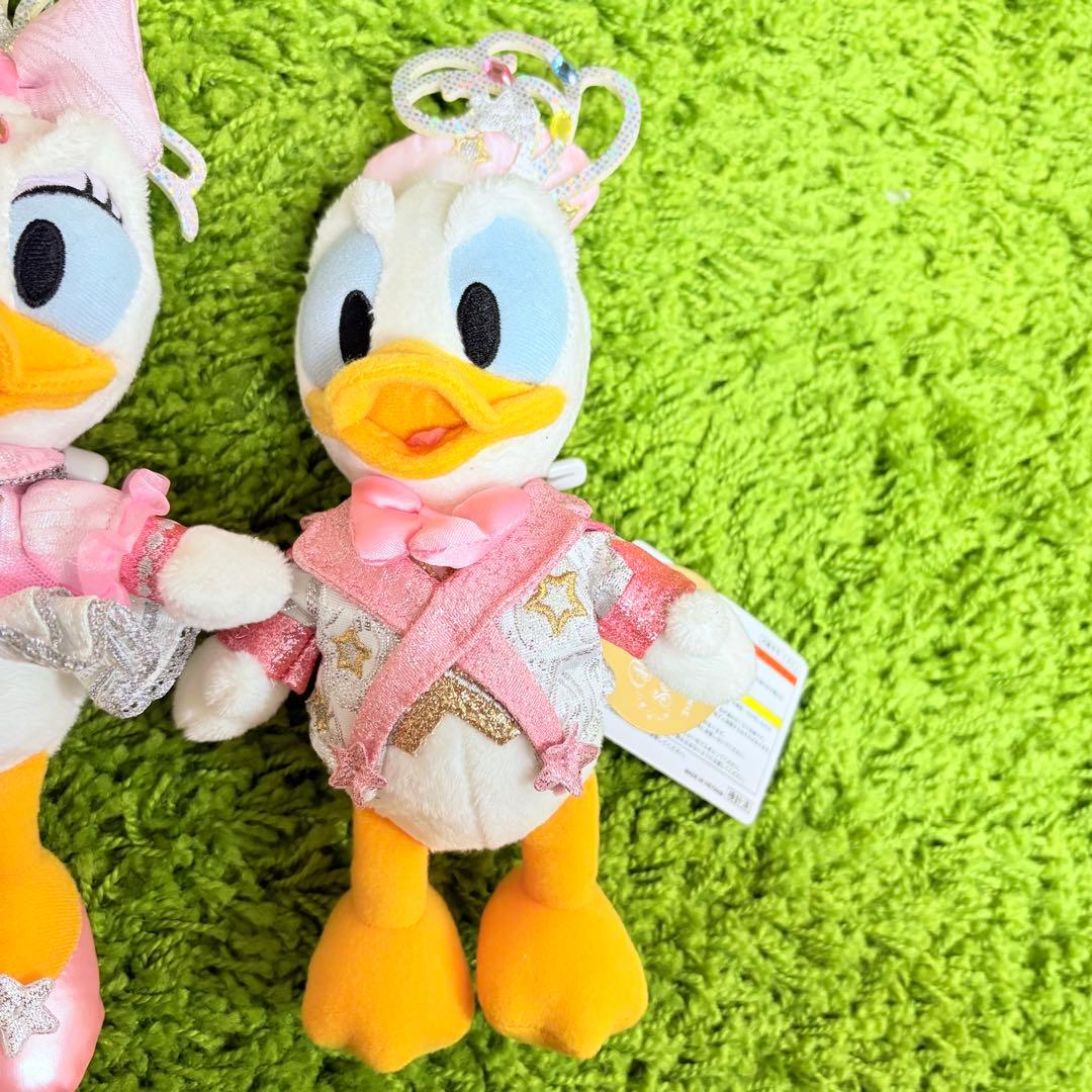 ディズニーシー　ドナルド＆デイジー　ぬいぐるみバッジ　ビリーヴ
