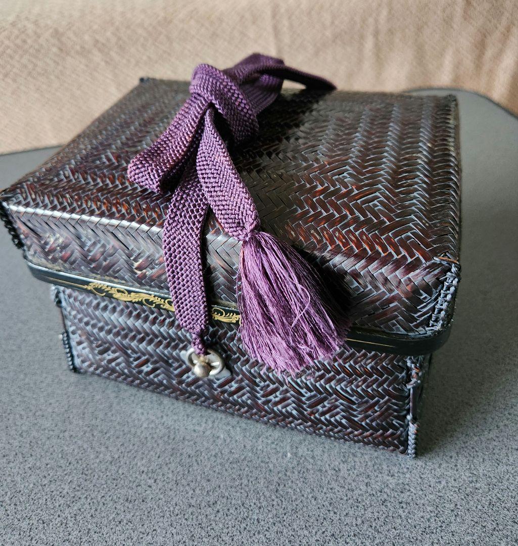 御所籠 茶道具一式 和田鱗司作 茶籠