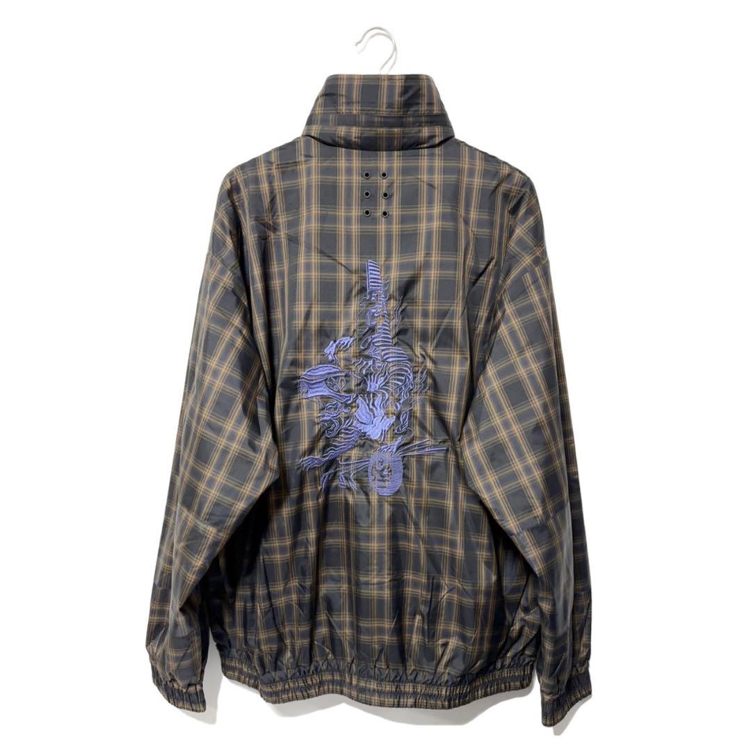 ラッセルノ ゴルフ 族虎 チェック ジップアップ ブルゾン ネイビー XL 6