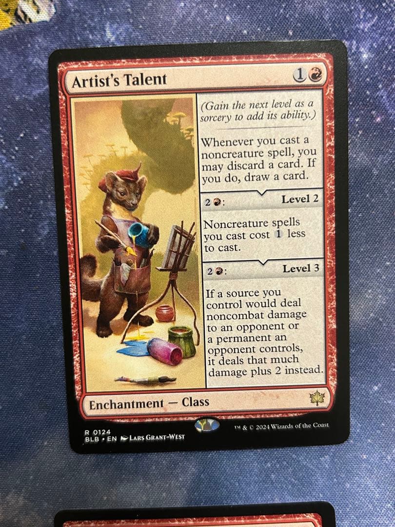 mtg 美術家の才能　Artist's Talent 4枚　英語