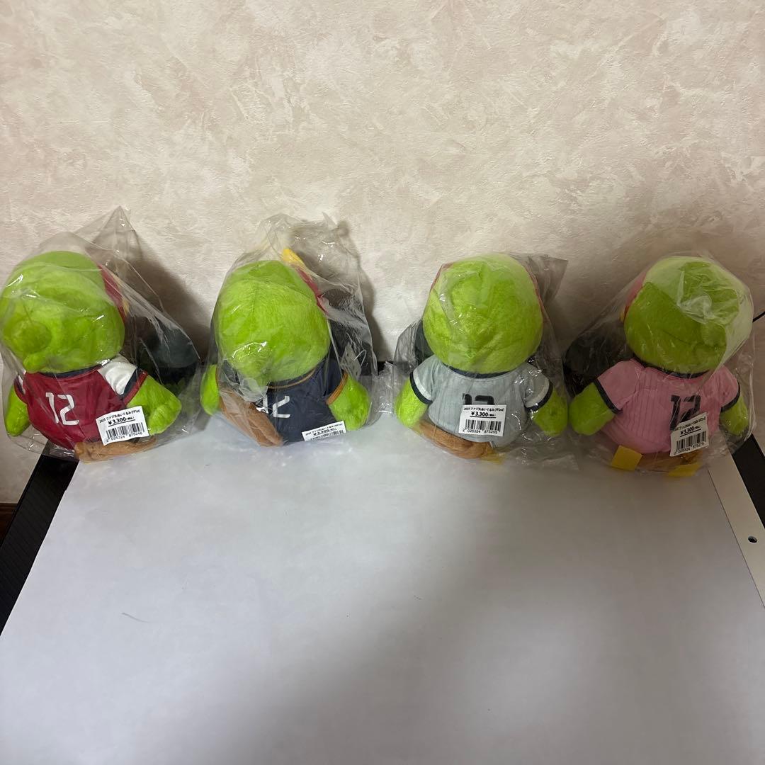 超レア　ファジアーノ岡山　ファジ丸ぬいぐるみ 4体セット　4ユニホーム