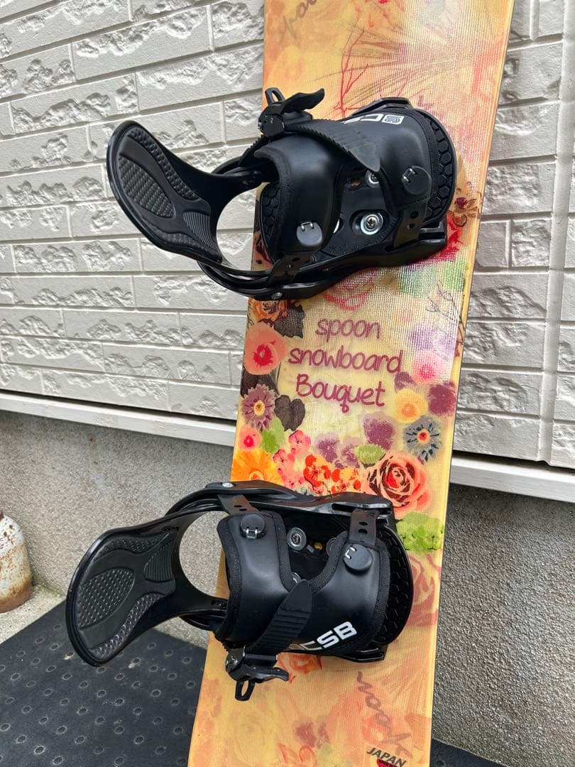 1回使用品 スノーボード2点セット spoon 98cm CSB キッズ 子供