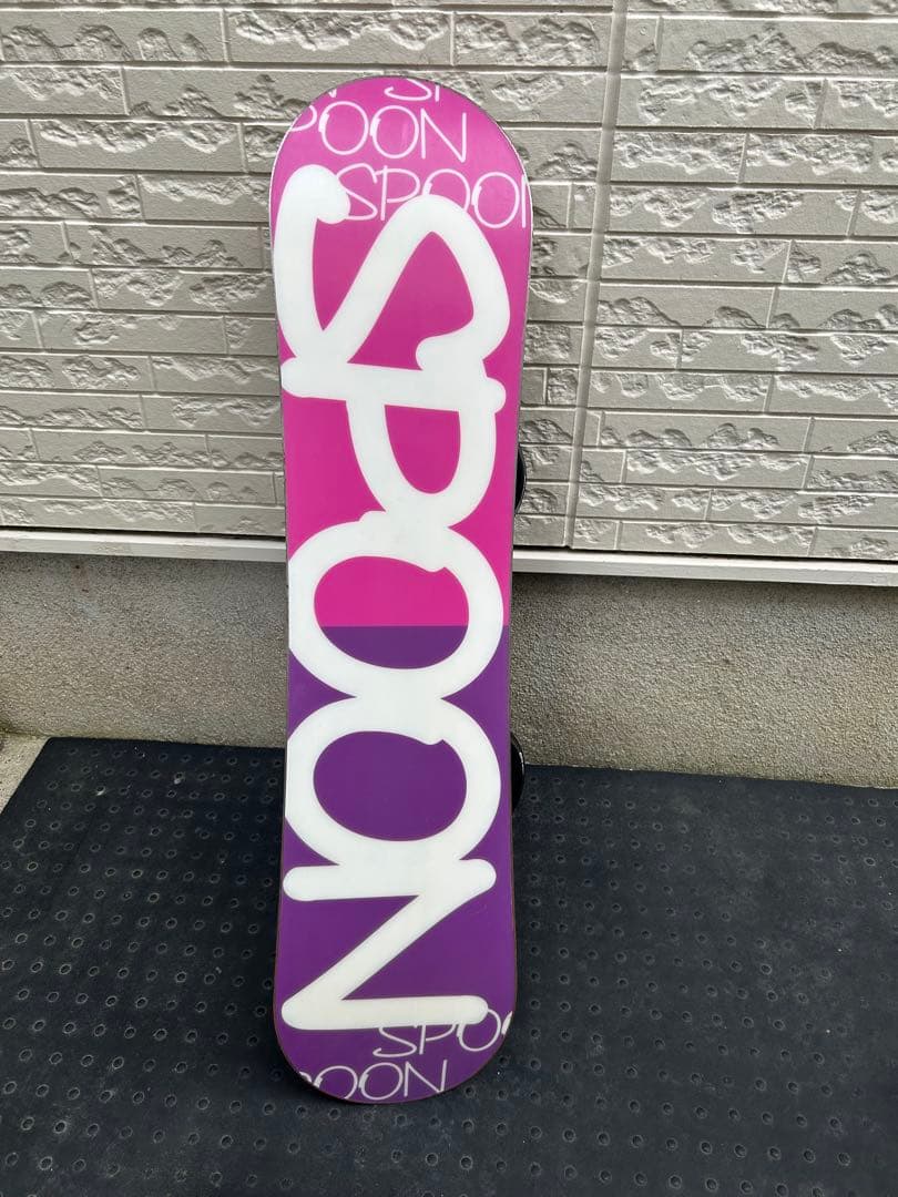 1回使用品 スノーボード2点セット spoon 98cm CSB キッズ 子供
