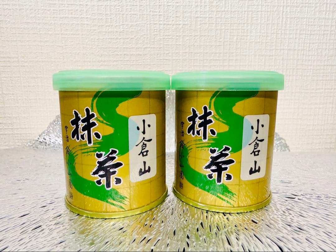 上林春松　松の白40g・綾の森20g・祖母昔20g,山政小山園 小倉山 2缶