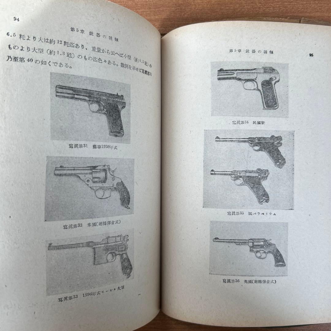 昭和18年(初版) 銃器の科学　陸軍大佐 銅金義一著　山海堂出版部