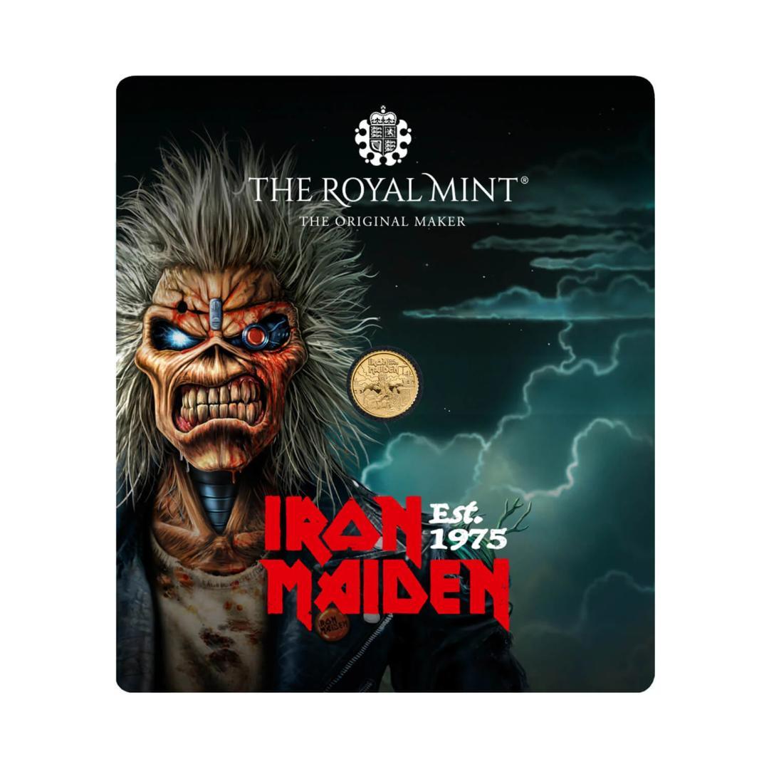 最新 ミュージックレジェンド 2025 イギリス 金貨 アイアンメイデン