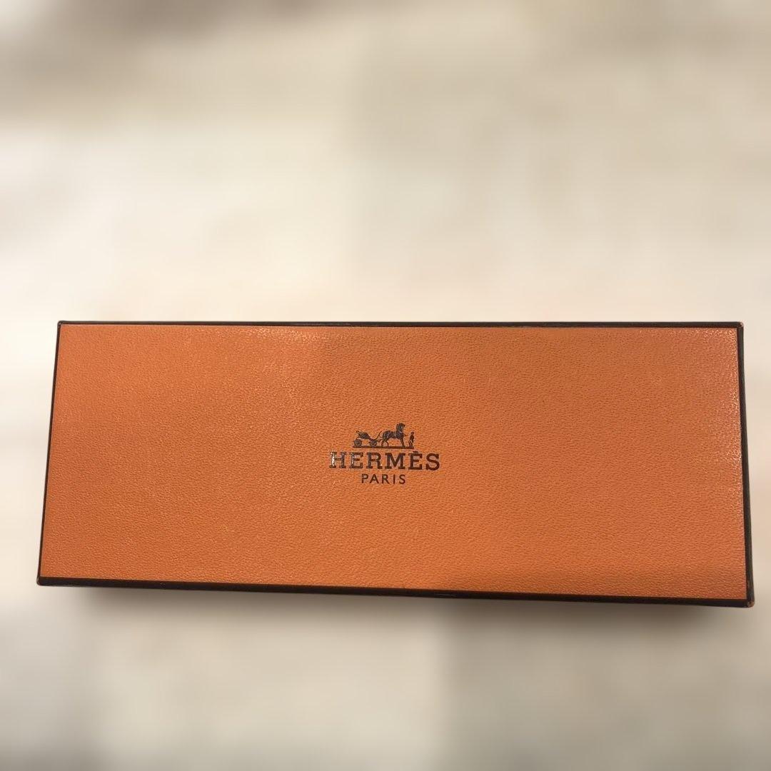 HERMES ヒューゴ　ペンケース　筆箱 Sサイズ ブラウン