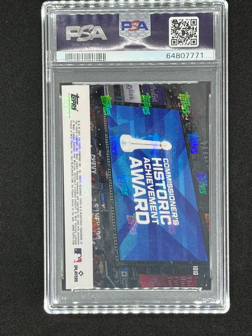 大谷翔平　psa鑑定カード　2021 Topps Now Card