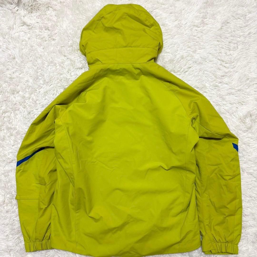 ✨極美品✨デサント スキーウェア セットアップ 上下M メンズ 蛍光イエロー