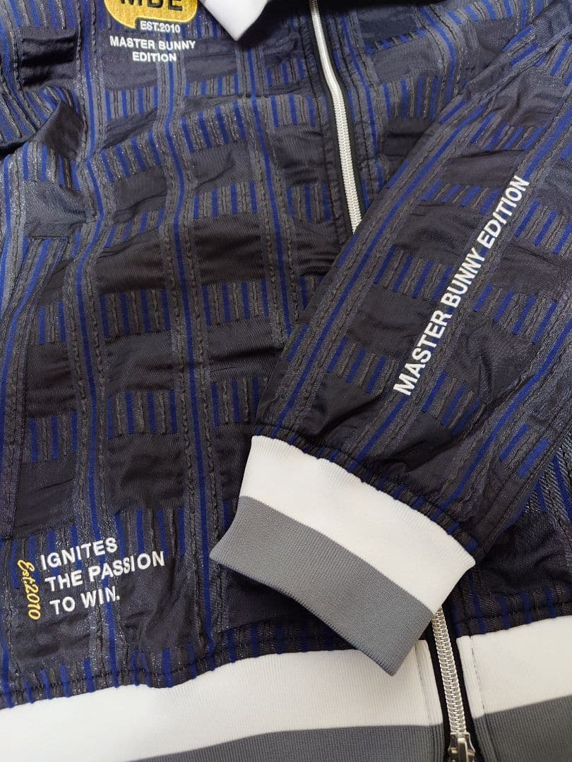 ■新品■マスターバニーエディション/プリーツチェックジャガード ブルゾン６,XL