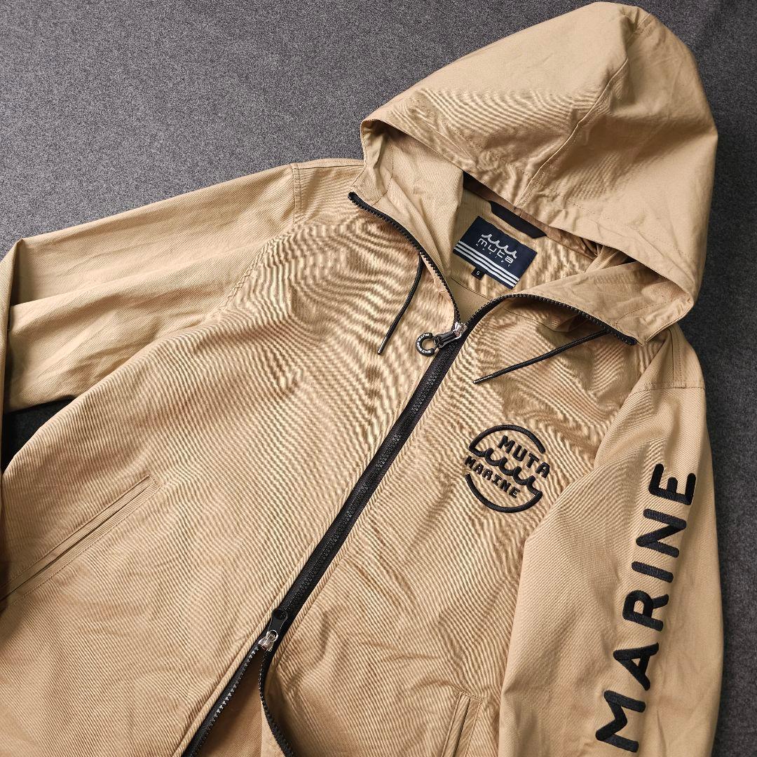 【ムータマリンゴルフ】ビッグロゴ 袖ロゴ 長袖ブルゾンジャケット パーカー 5