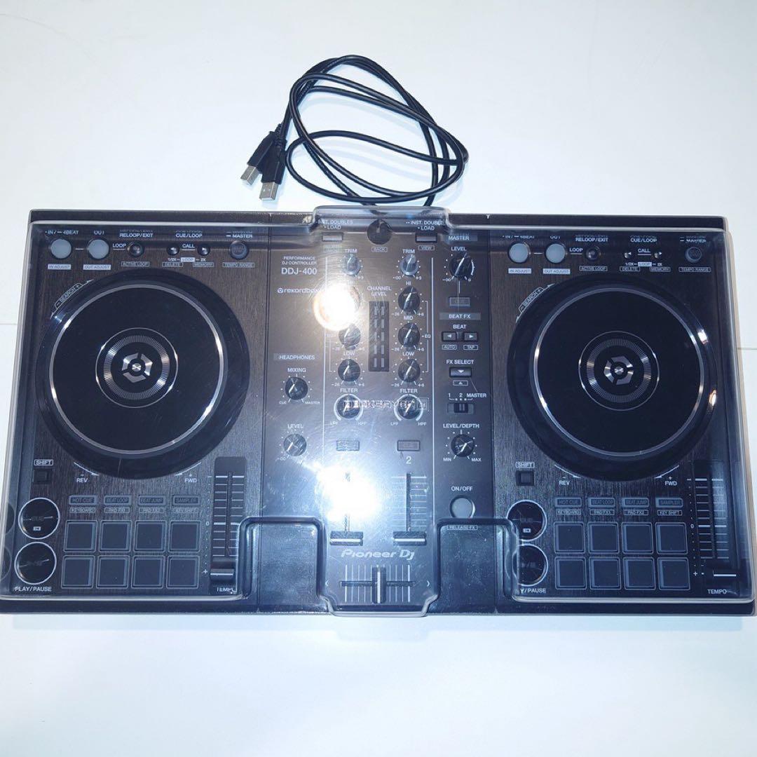 Pioneer DJ DDJ-400 DJコントローラー（カバー付）
