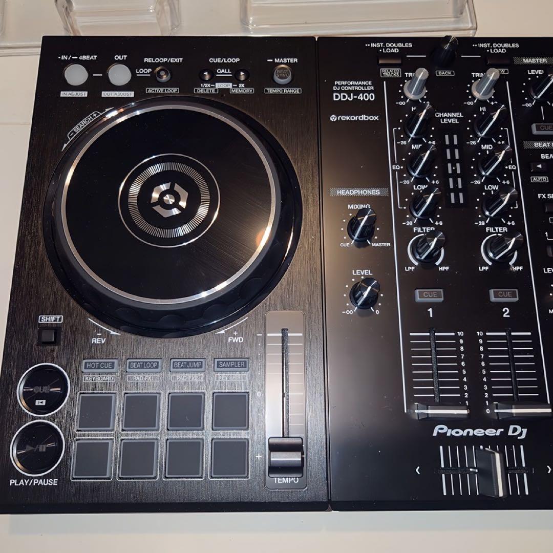 Pioneer DJ DDJ-400 DJコントローラー（カバー付）