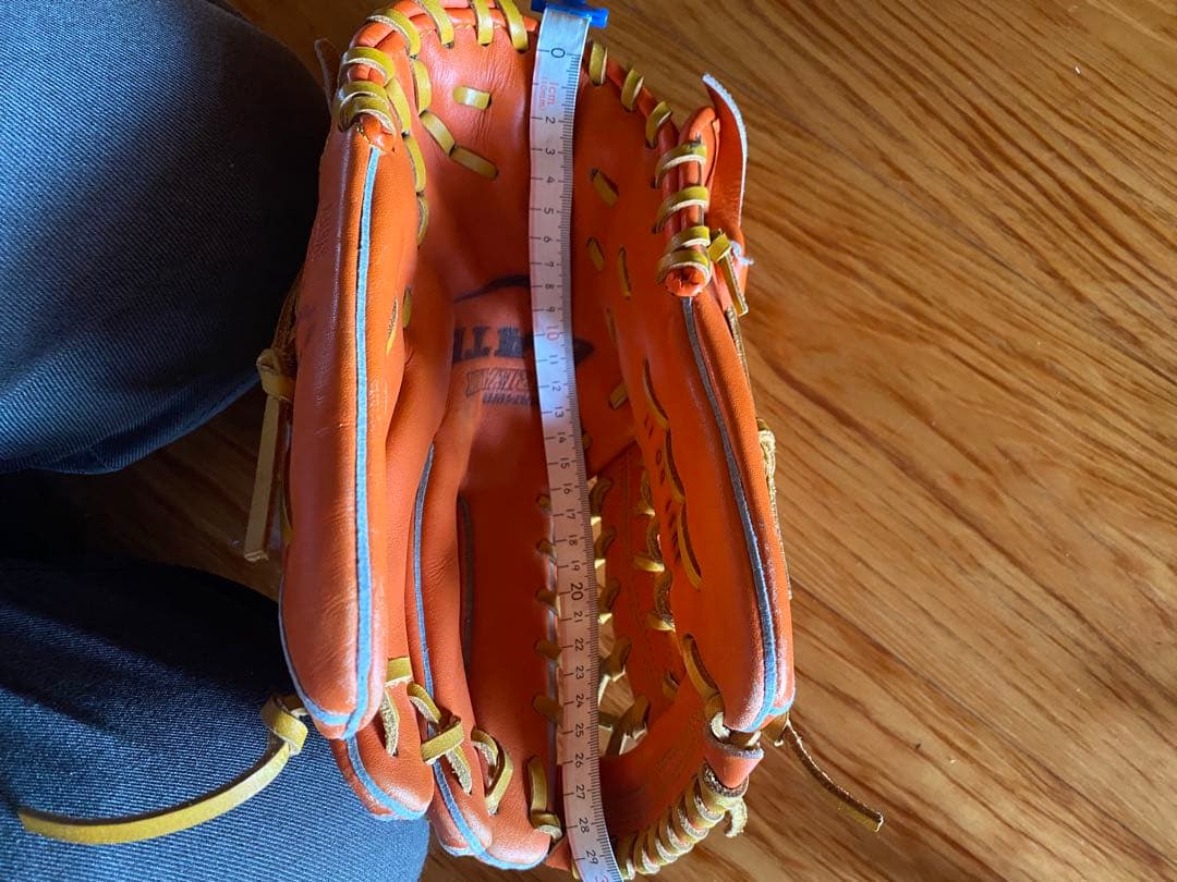 Nike オレンジ 硬式グローブ