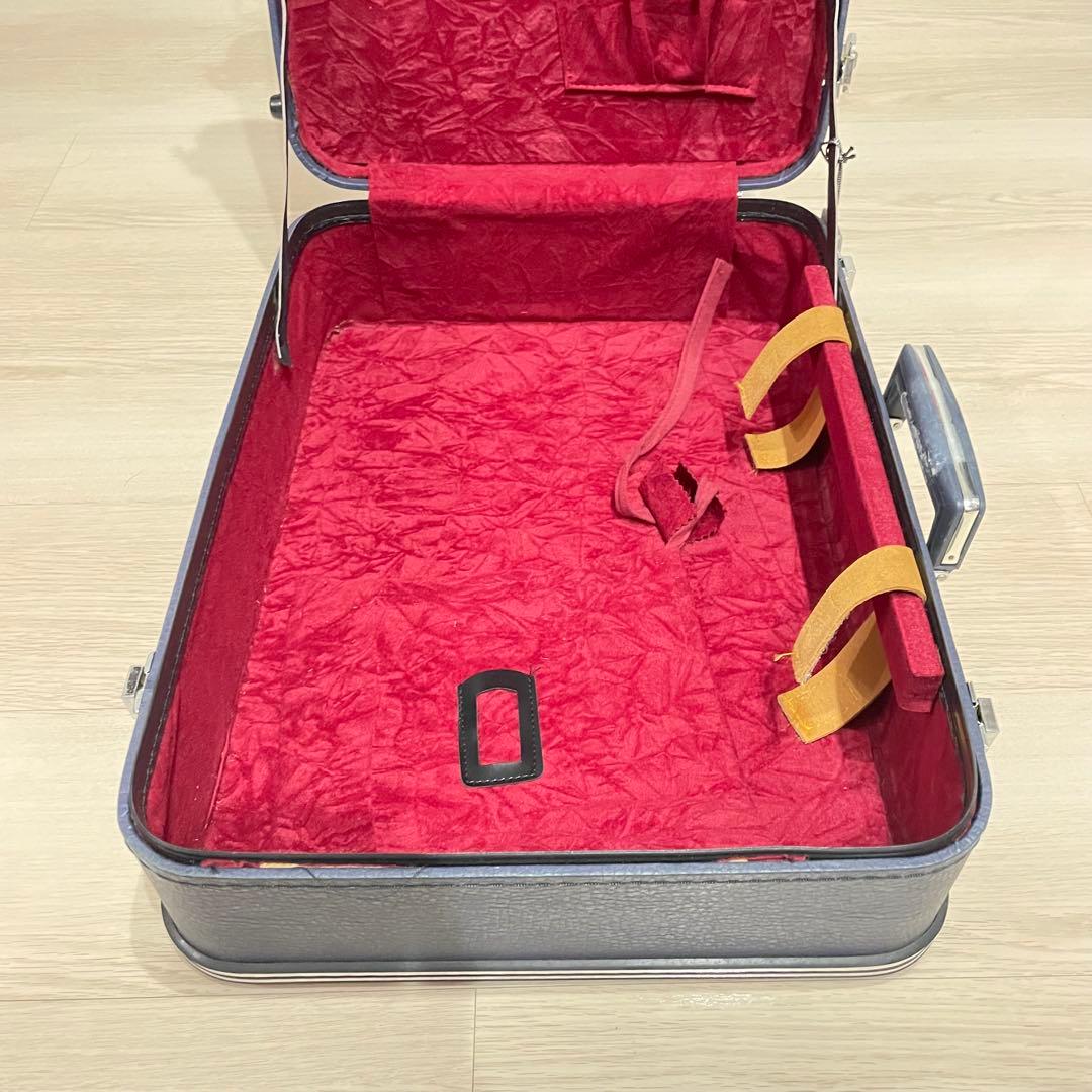 【送料無料】津軽三味線用 三つ折りハードケース（木製仮継ぎ付き】