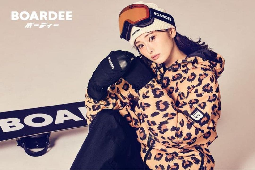 BOARDDEE ヒョウ柄 スノーボードジャケット