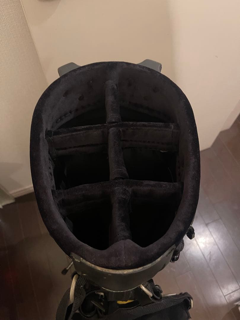 TaylorMade キャディバッグ 黒/黄色 中古