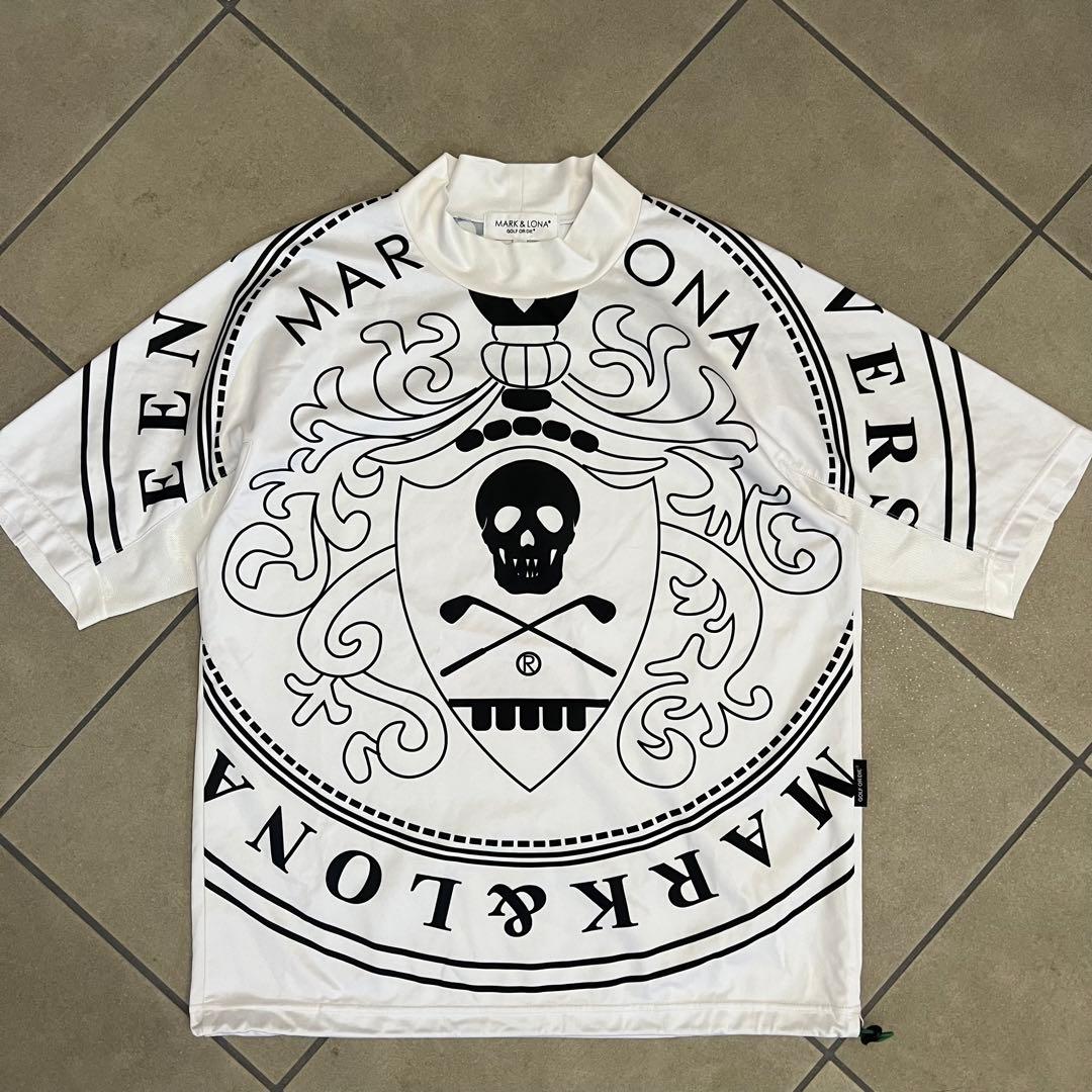 MARK＆LONA マークアンドロナ　モックネック　半袖シャツ　ハイネック　M