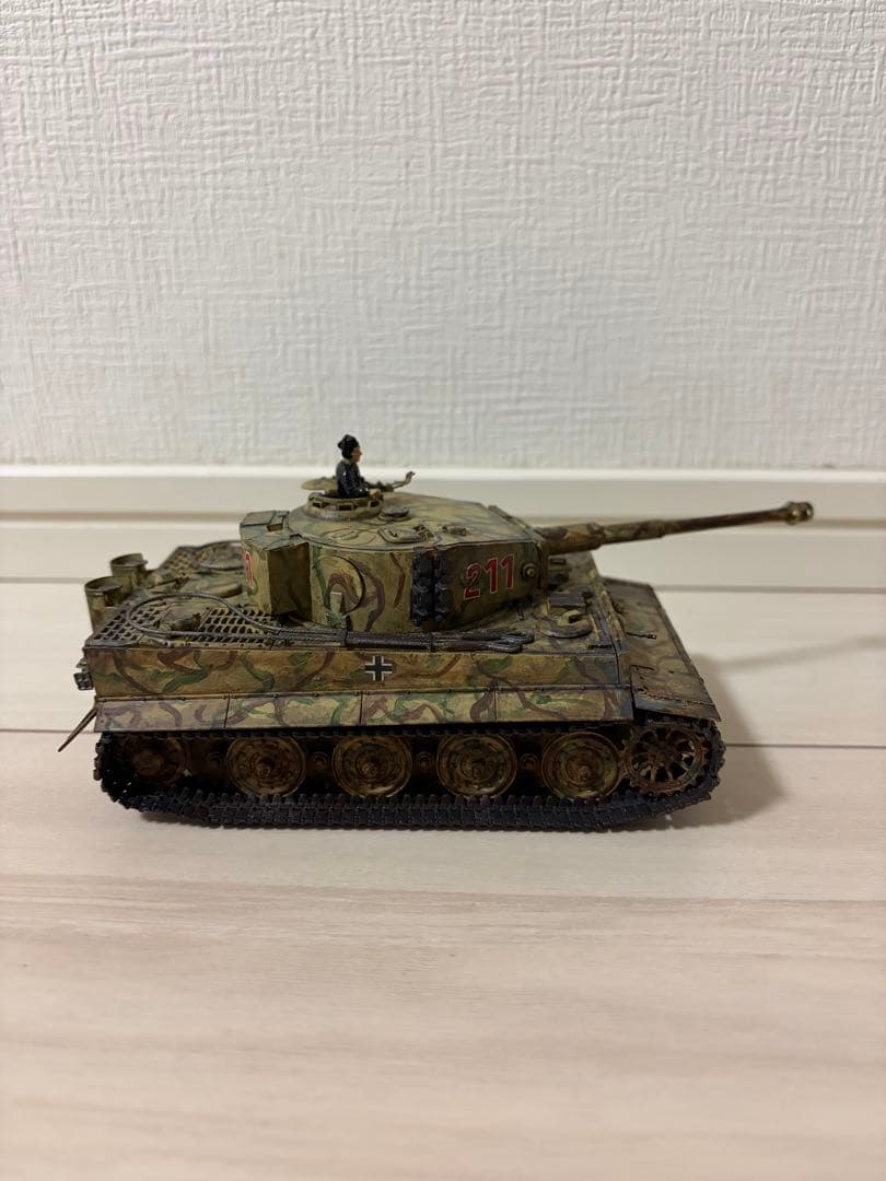 タミヤ　1/48 ドイツ軍重戦車「タイガーI（ティーガーI）後期生産型」