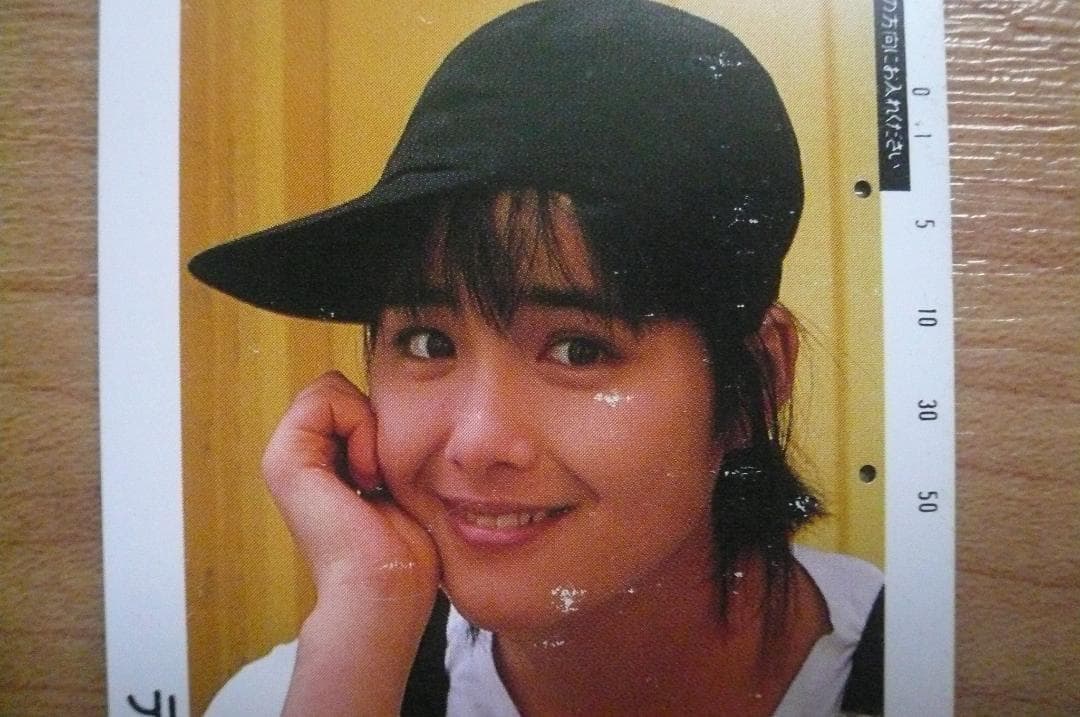 超貴重！ボーイシュ！若かりし富田靖子 KENWOOD ROXY テレカ 使用済み