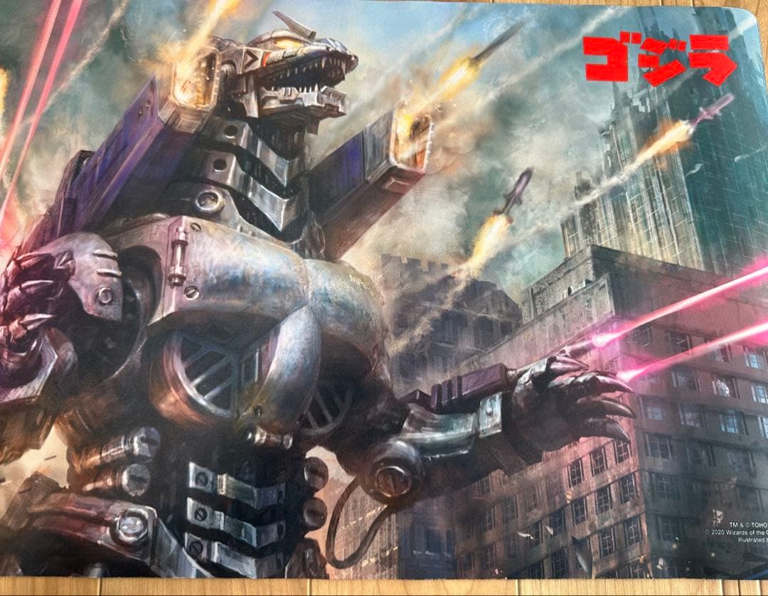 【3個セット】メカゴジラ　キングギドラ　バトラ　プレイヤーズラバーマット　MTG
