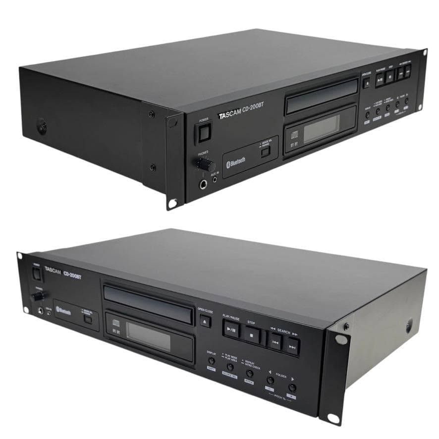 TASCAM CDプレーヤー Bluetoothレシーバー搭載 CD-200BT
