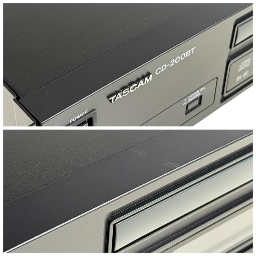 TASCAM CDプレーヤー Bluetoothレシーバー搭載 CD-200BT