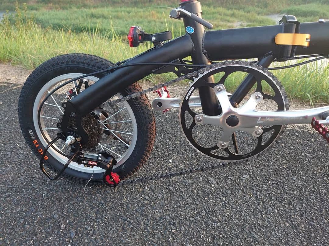 再出品小径タイヤ折りたたみ自転車