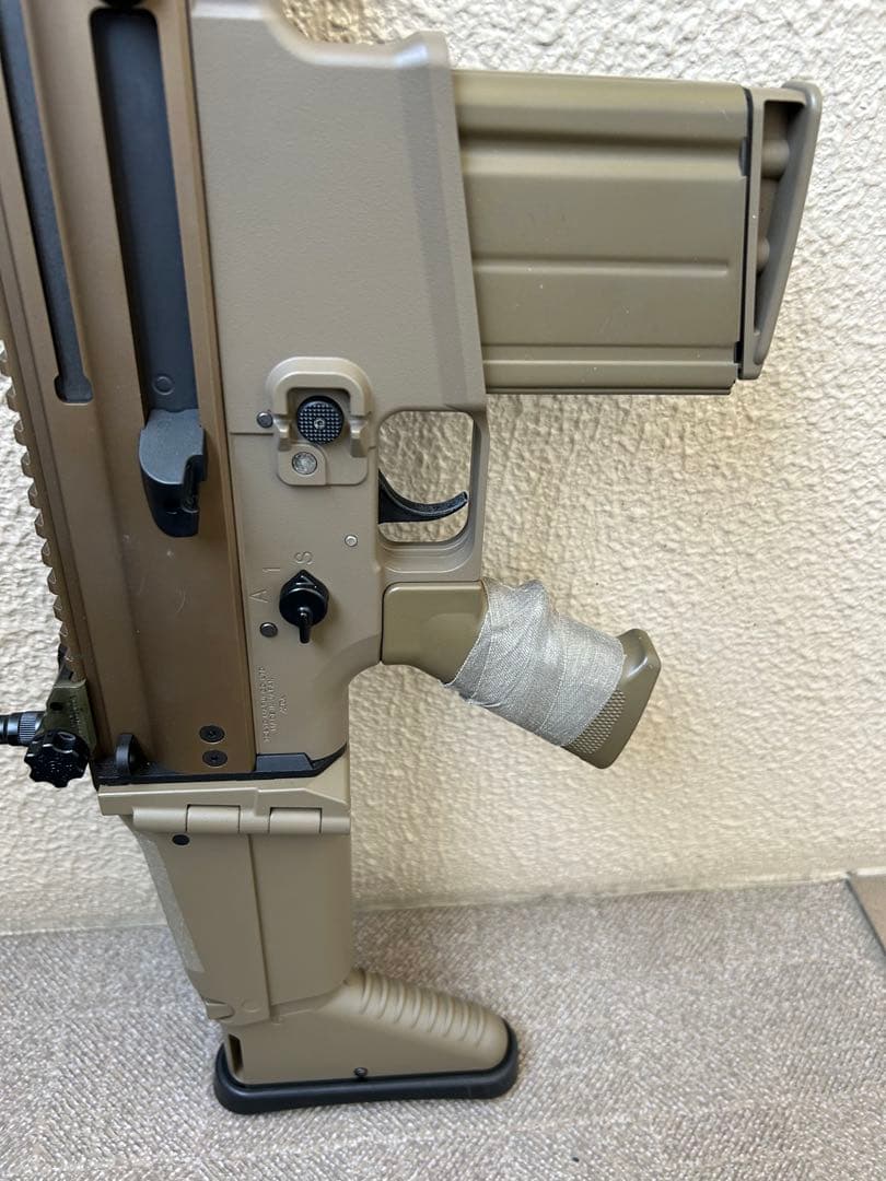 マルイ 次世代電動ガンscar-h （ライラクス製強化ギア組込）ジャンク扱い