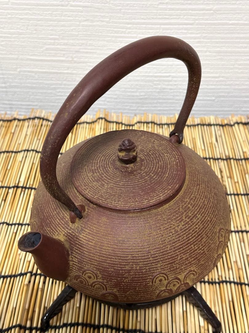 新品、供箱、栞付　岩手県奥州水沢幸工芸　現代の名工 佐藤勝久造　丸平型糸目波文